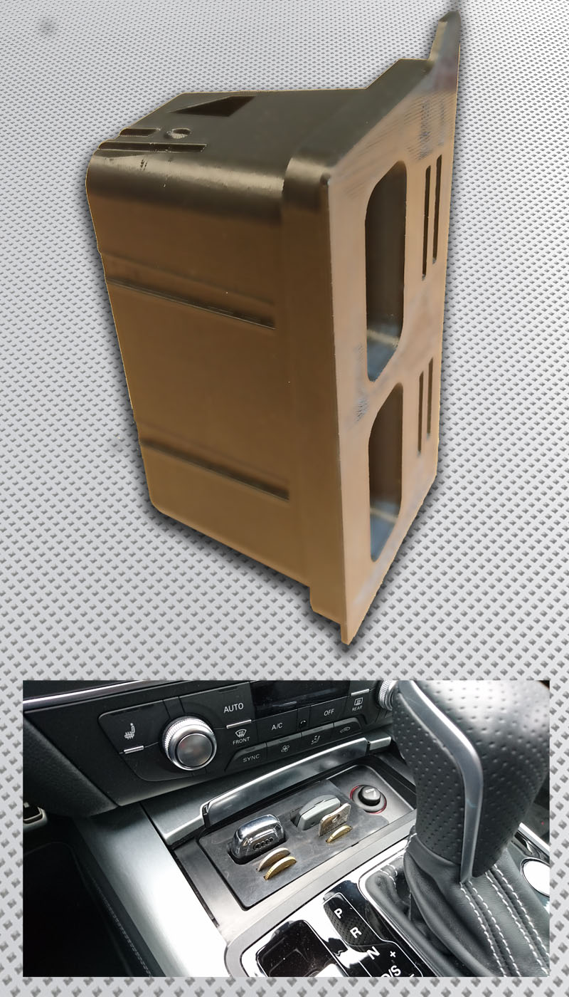 Einsatz für Schlüssel und Kleinteile.